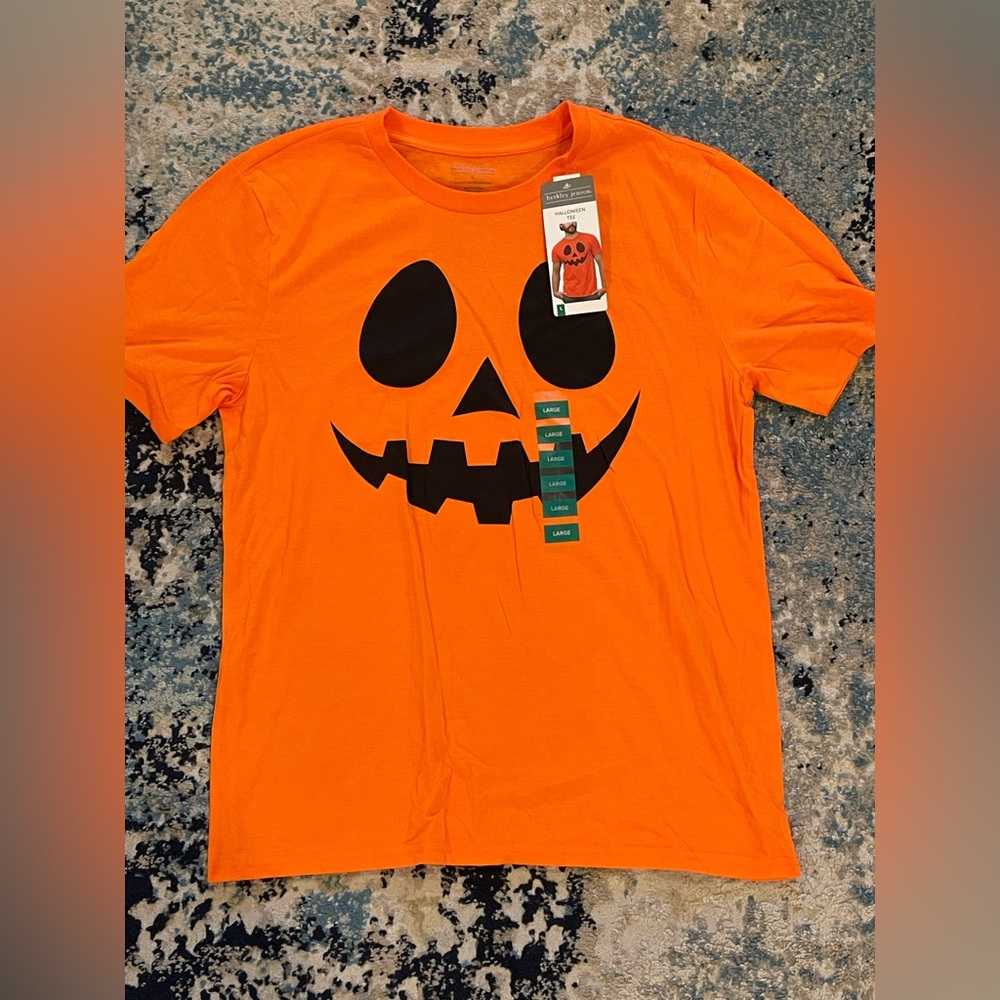 Berkley Jensens Jack-o-lantern Holiday Tee *New with Tags* Size L